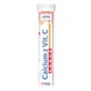 Calcio con vitamina C Forte, gusto arancia, 20 compresse effervescenti