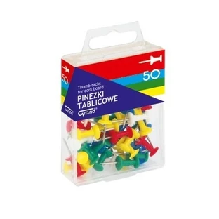 Pioneze colorate, 50 bucăți
