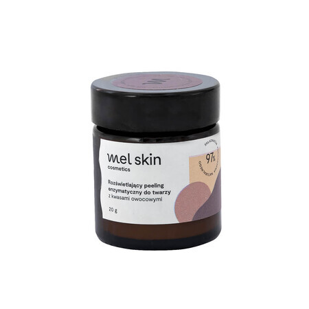 Mel Skin Brightening Enzymatic Face Scrub met fruitzuren, 20g