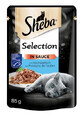 Sheba, Selection, Natvoer voor katten, gbin vis, 85g