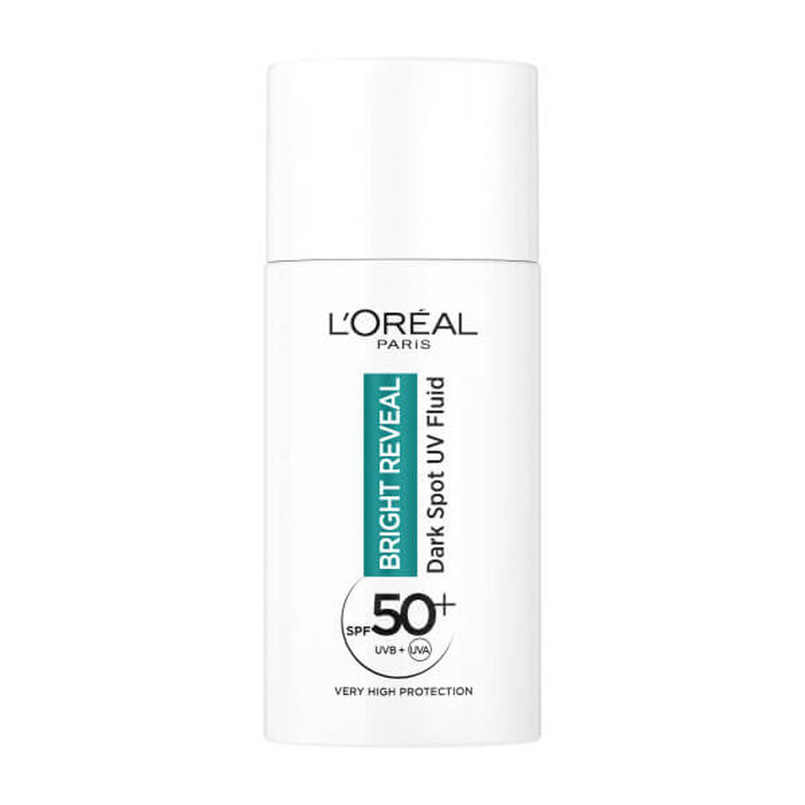 L'Oreal Paris Bright Reveal Fluide Réducteur d'Hyperpigmentation avec SPF50+, 50ml