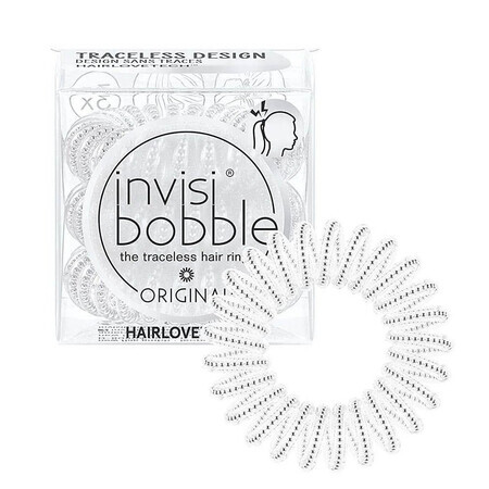 Invisibobble wasgum moeder van chroom, 3 stuks