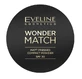 Eveline Cosmetics, Wonder Match, Geperste Matte Poeder met SPF 30 nr. 01, 8 g