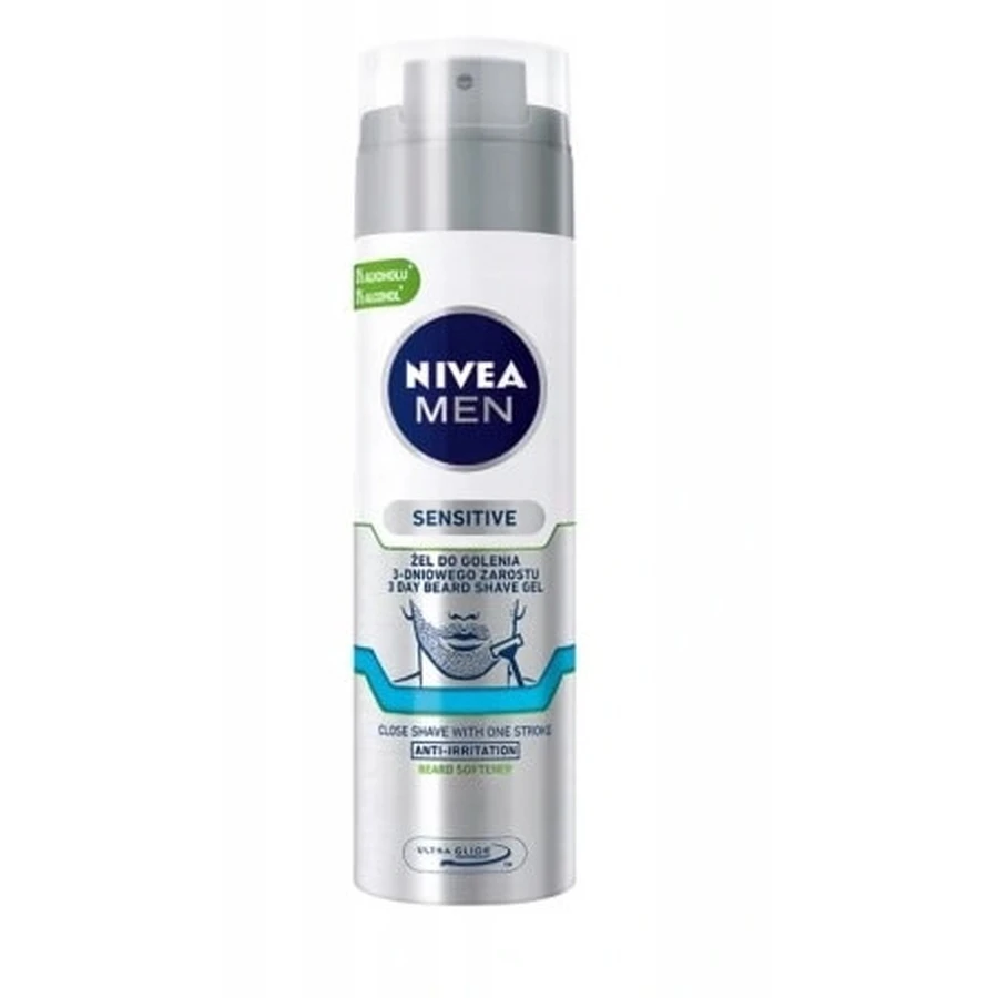 Nivea Men, gel de rasage pour barbe de 3 jours, 200 ml