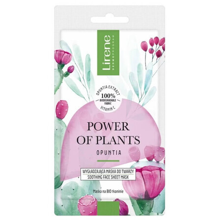 Lirene Power of Plants Opuntia gladmakend gezichtsmasker, 17g