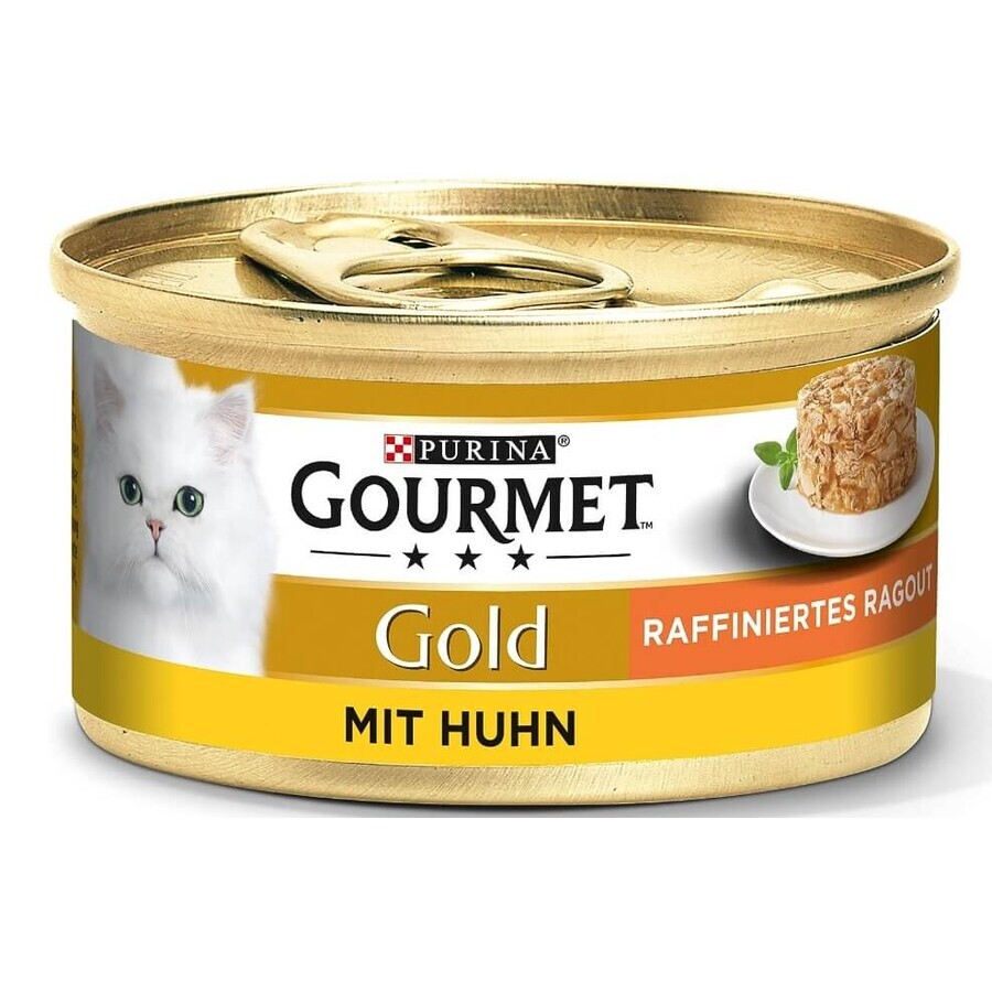 Purina, Gourmet, Natvoer voor katten, kip, 85g