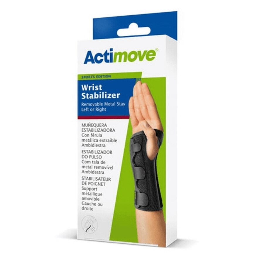 Actimove, Polsstabilisatiesteun Zwart maat S - Langdurig!