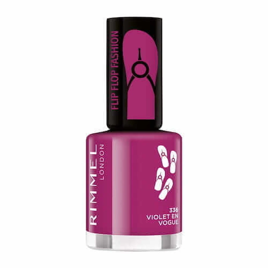 Rimmel 60 Seconds Flip Flop Speed Nagellak 336 Violet En Vouge, 8ml