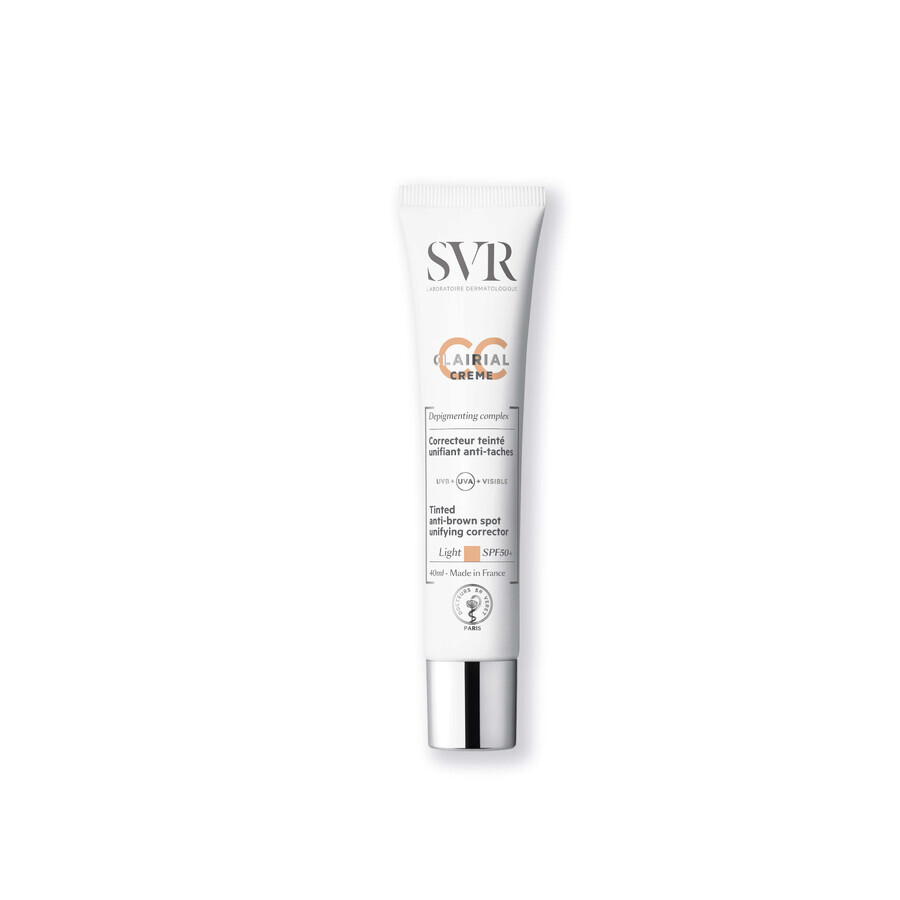 SVR Clairial CC SPF50 Crème légère pour hyperpigmentation 40ml