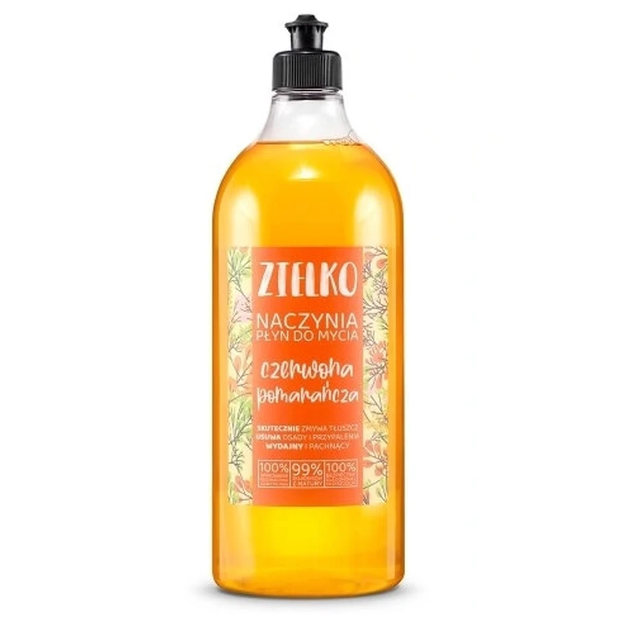 Zielko Afwasmiddel, rood oranje, 1000 ml