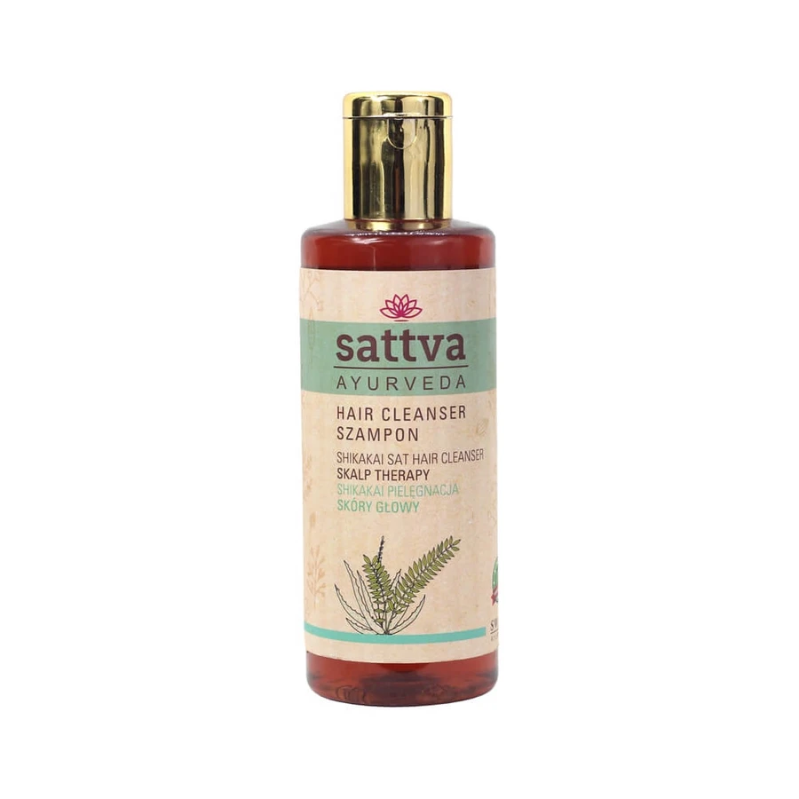 Sattva Shikakai Diapering Haar Reinigende Shampoo, 210ml