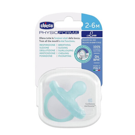 Chicco PhysioForma Luxe silicone fopspeen 2-6m Mythic