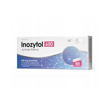 Activlab Pharma Inositol 650, 60 capsules