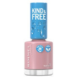 Rimmel Kind amp; Free veganistische nagellak 154 Milky Bare, 8ml