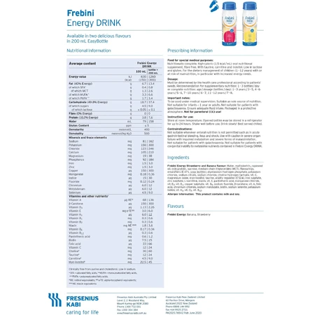 Băutura cu aromă de vanilie Fresubin Original, 4 x 200 ml, Fresenius Kabi Germania