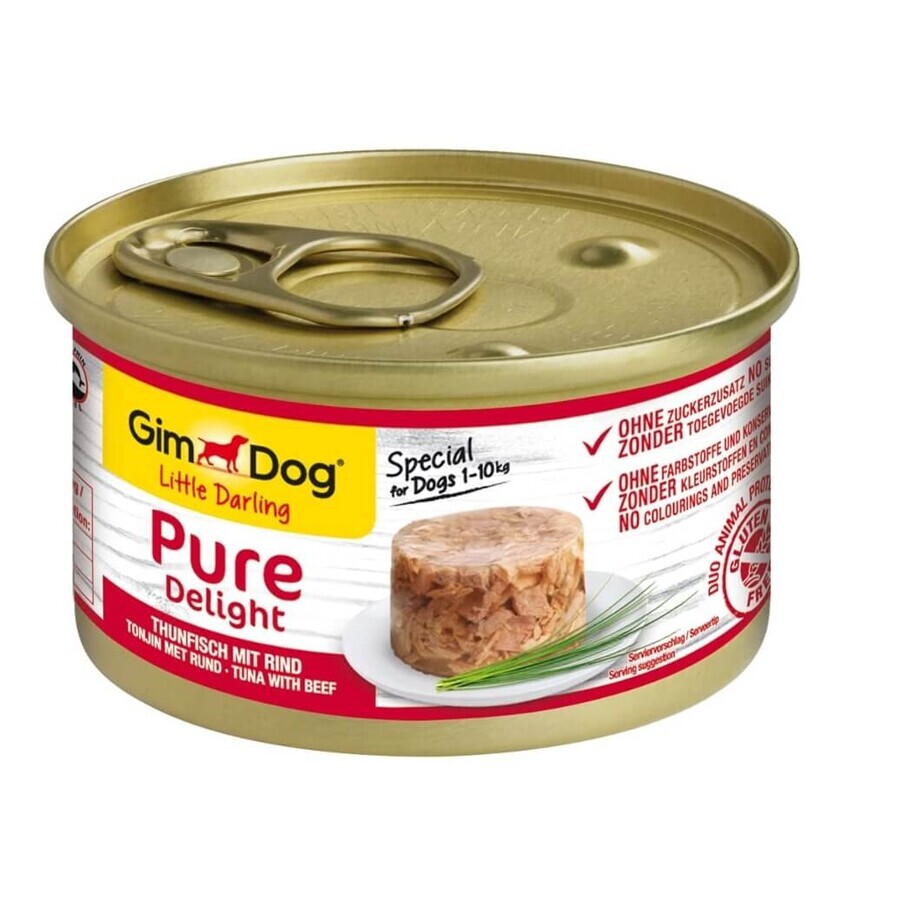 Gim Dog, Little Darling, Croquettes pour chien, bœuf, 85g