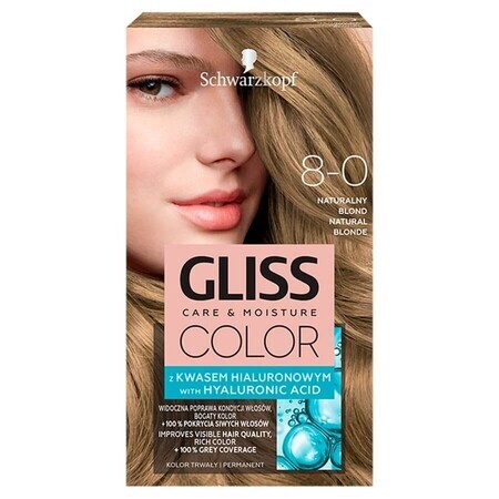 Schwarzkopf Gliss Color Wax Colour avec acide hyaluronique Natural Blond 8-0