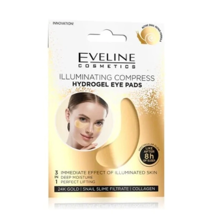 Eveline, Hydroel ooglapjes, verwijdend kompres, 2 stuks
