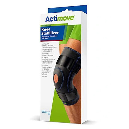 Actimove, kniebeschermers zwart maat M - Lange termijn!