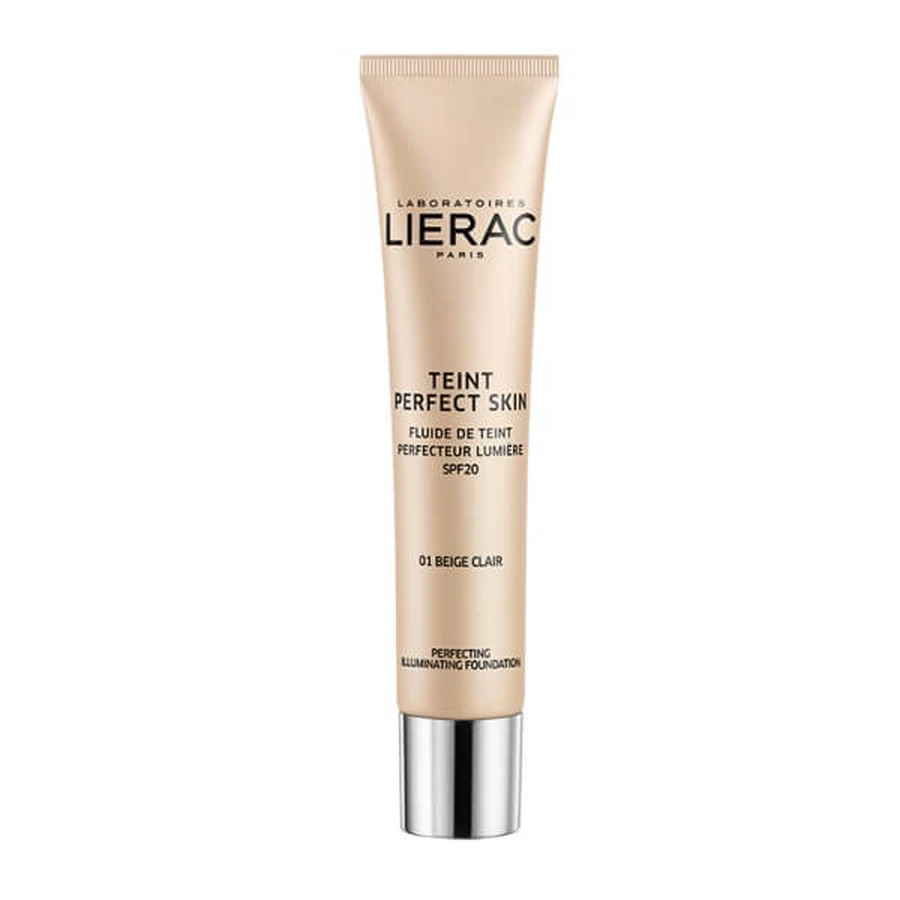 Lierac Teint Perfect Skin SPF20 Verhelderende Foundation 01 Licht Beige, 30ml
