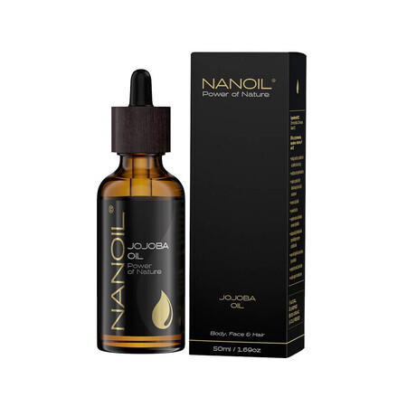 Nanoil Jojoba Olie voor haar- en lichaamsverzorging, 50ml