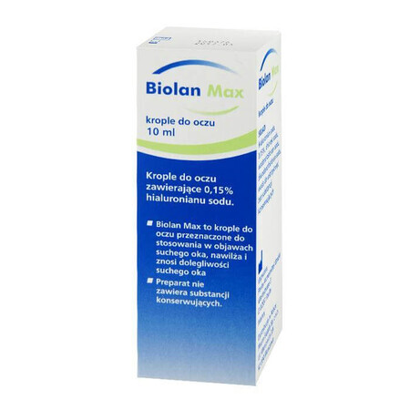 Biolan Max oogdruppels, 10ml