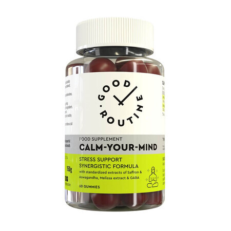 Stress- en vermoeidheidssupplement Calm-Your-Mind, 60 capsules, Secom