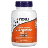 L-Arginine Forte, 1000 mg, 120 tabletten, Now Foods