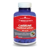 Activated medicinal charcoal, 120 capsules, Herbagetica