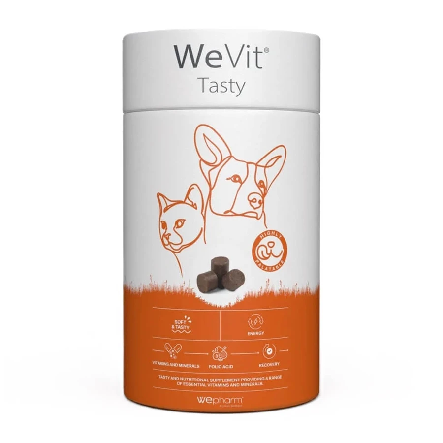 Vitamin rewards for dogs and cats WeVit Tasty, 30 chewable tablets, Wepharm