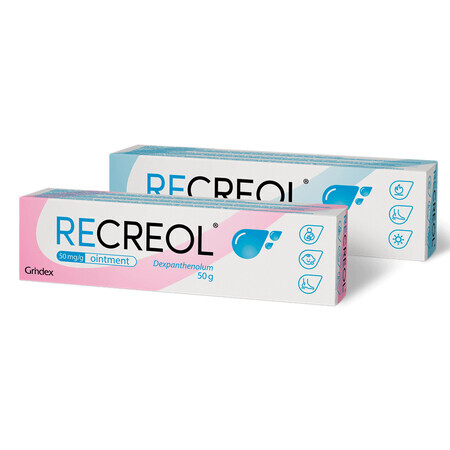 Recreol, 50 mg/g zalf, Als Grindeks