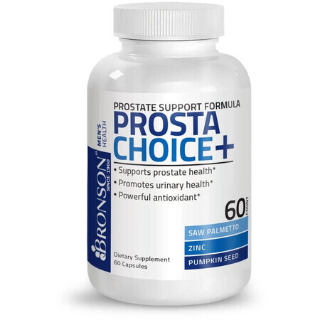 ProstaChoice+ prostate supplement, 60 capsules, Bronson