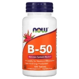Complex Vitamine B-50, 100 tabletten, Now Foods