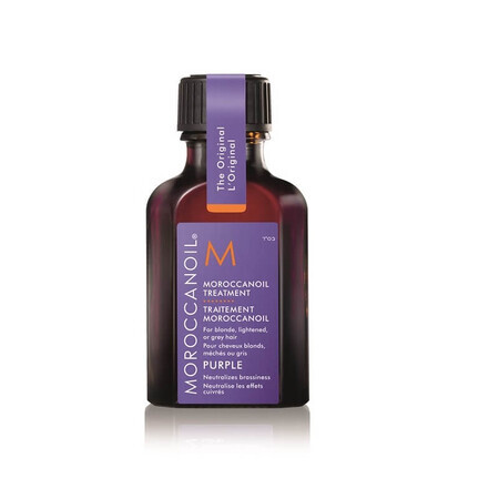 Behandelingsolie voor blond haar met lichte of grijzende highlights Purple Purple, 25 ml, Moroccanoil