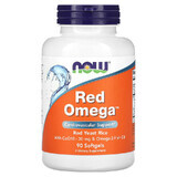 Red Omega with 30 mg Coenzyme Q10, 90 soft gels, Now Foods