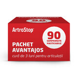 Pack Artrostop, 90 comprimés à croquer, Stada