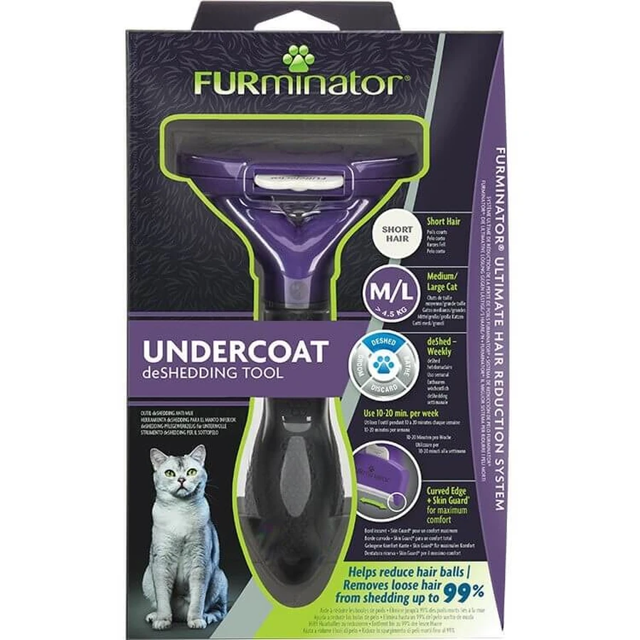Tondeuse professionnelle pour chats (> 4,5 kg) à poils courts, 1 pièce, Furminator