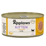 Mokra karma dla kotów z kurczakiem Kitten, 70 g, Applaws