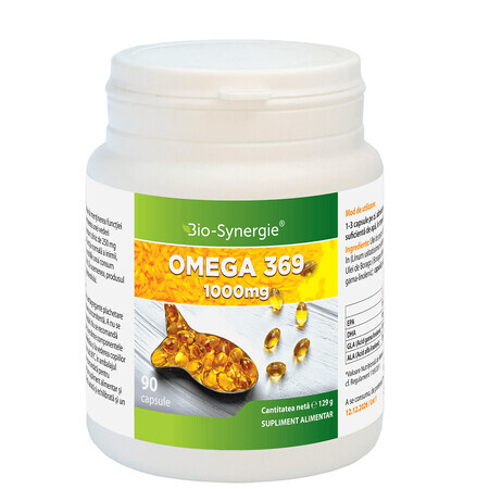 Omega 369, 1000 mg, 90 capsules, Bio Synergie