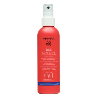 Spray de protection solaire pour le visage et le corps SP50, 200 ml, Bee Sun Safe Apivita