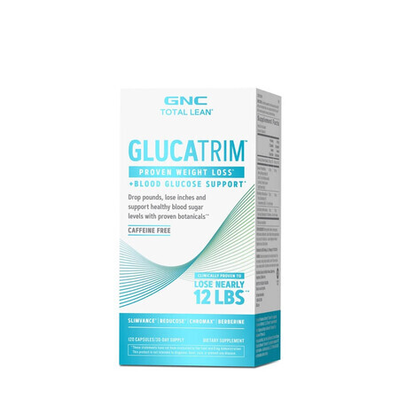 Formula avanzata per la perdita di peso GlucaTrim Total Lean, 120 capsule, GNC, GNC