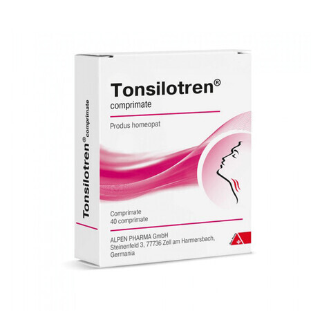 Tonsilotren, 40 tablets, Alpen Pharma