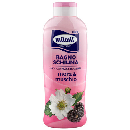 Badschuim met braam en musk, 1000 ml, Milmil