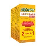 Pack Ascovit Immunity Syrup, 15 ml + 15 ml, Perrigo