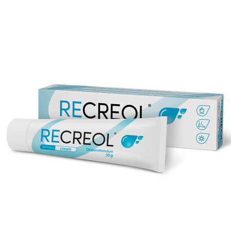 Recreol, 50 mg/g crème, 50 g, Als Grindeks