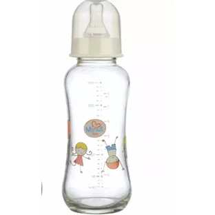 Borosilikatglasflasche 3+ 250ml Minute Baby P720