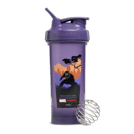 Gnc Blender Shaker Fles Shaker Classic Black Panther Editie, 828 Ml