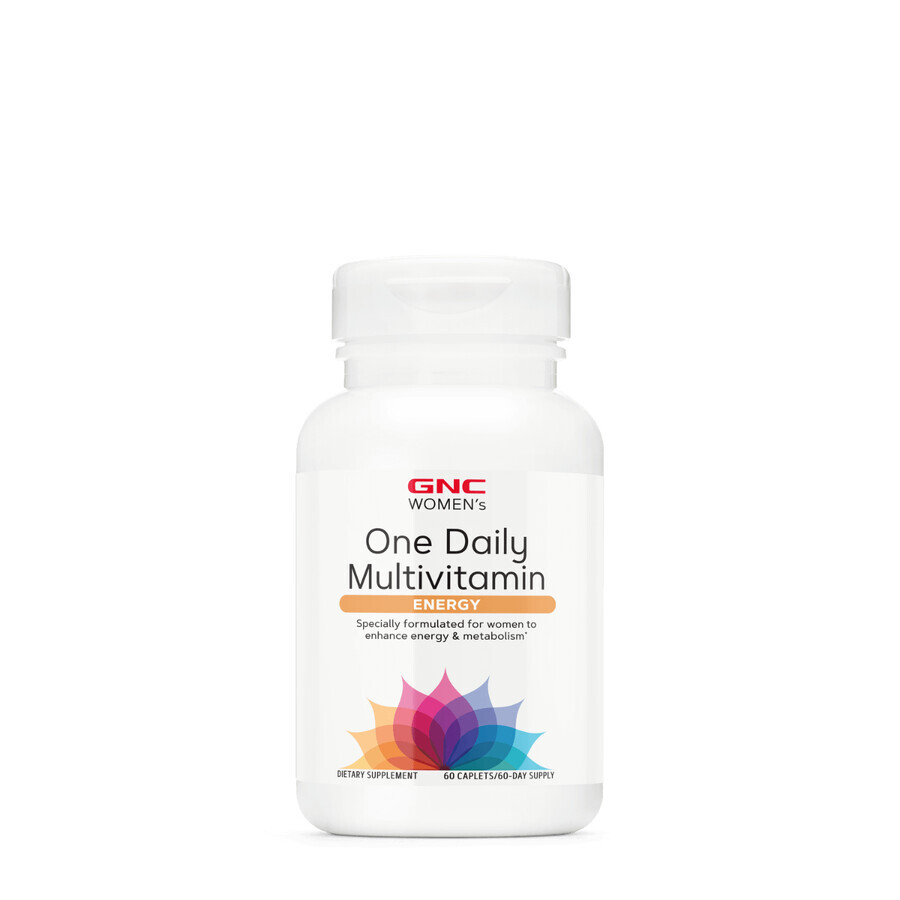 Gnc Women`s One Daily Multivitamin Energy, Energizing Multivitamin Formula For Women, 60 Tb