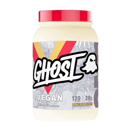 Ghost Vegan Protein, pflanzliches Eiweiß mit Pfannkuchenteig-Geschmack, 910 G