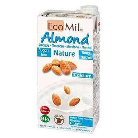 Nutriops Ecomil Almond Nature Calcio Sin Azucar 1l